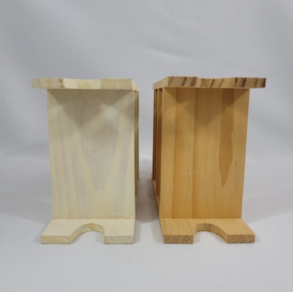 (2) Wooden Dollhouse Bookcase Shelf - Picture 7 of 11